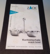 DZAZA21184 Zack Bonbonschaal Dolce - 21184