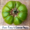 ZTOTGARGG Tomate Aunt Ruby's German Green 10 semillas TessGruun